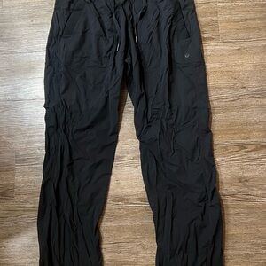 lululemon athletica women’s black dance studio pants size 10
